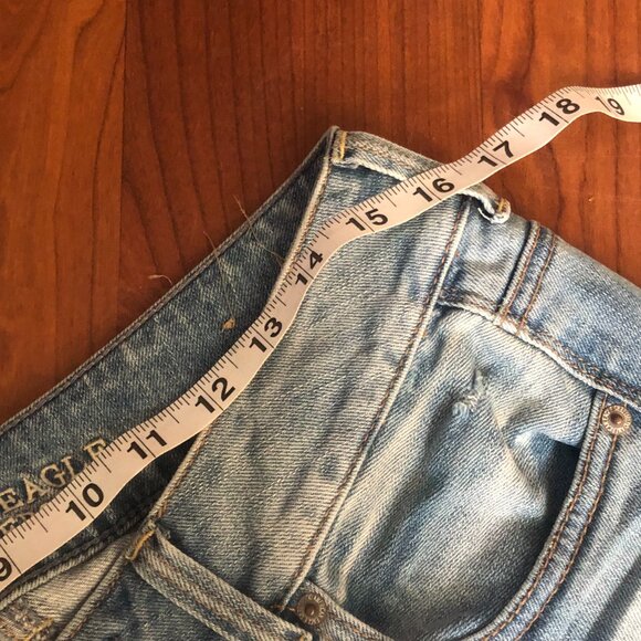 AEO ARTIST CROP STRETCH JEANS - 8R - Picture 6 of 9